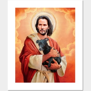 Saint Keanu Reeves Posters and Art